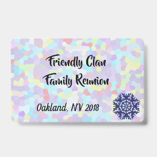 Family Reunion ID Badge