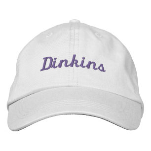 Family Reunion in White & Purple:  Embroidered Hat