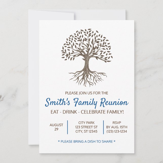 Family Reunion Invitation (Front)