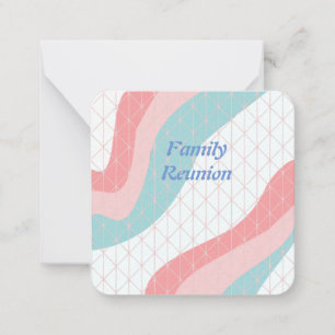 Family Reunion Invitation  Notecard