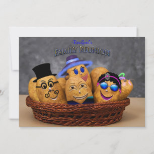 FAMILY REUNION INVITATION - POTATO FAMILY - HUMOR