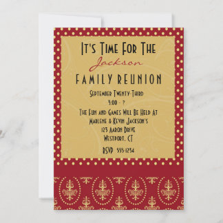 Family Reunion Invitations