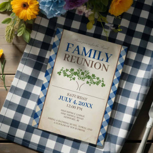 Family Reunion Invitations Template