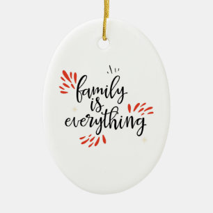 family reunion is everything ceramic tree decoration