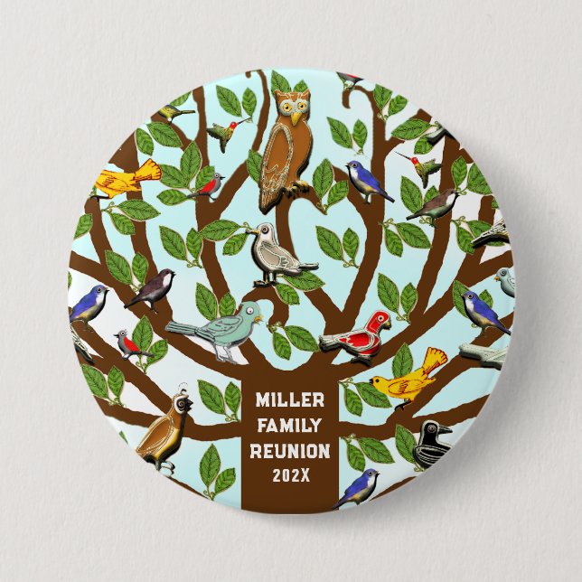 family reunion keepsake button (Front)