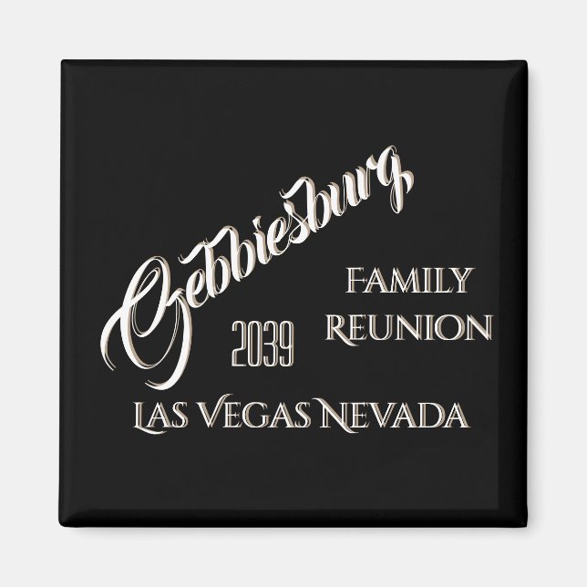 Family Reunion Magnet (Front)