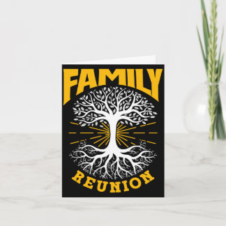 Family reunion meeting families gathering family card