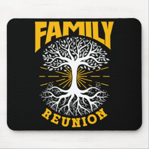Family reunion meeting families gathering family mouse mat