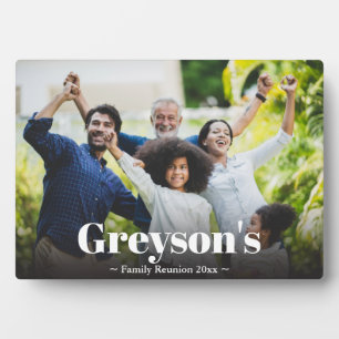 Family Reunion Memorabilia Plaque