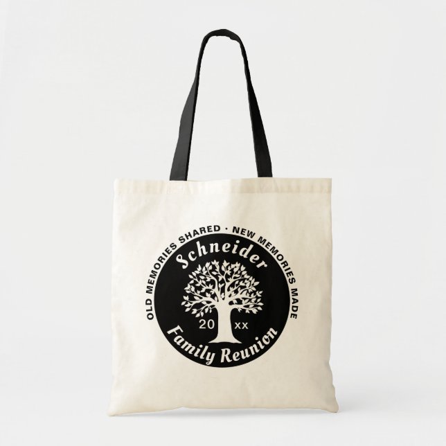 Family Reunion Memories Souvenir Keepsake Gift Tote Bag (Front)