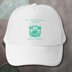 Family Reunion Monogram Hat Cruise Group
