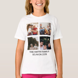 Family Reunion Multi-Photo Collage Personalised  T-Shirt