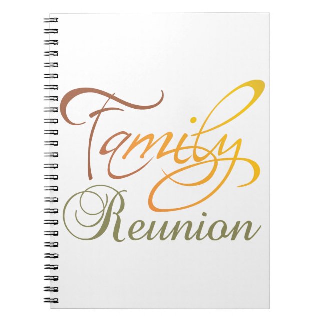 Family Reunion Notebook (Front)
