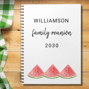 Family Reunion Notebook