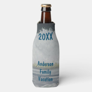 Family Reunion Ocean Annual Summer Beach Vacation Bottle Cooler