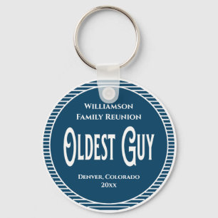 Family Reunion Oldest Guy Award Key Ring