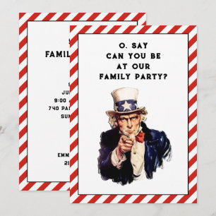 Family Reunion Party Invitations