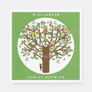 Family Reunion Party Napkin