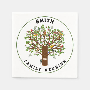 Family Reunion Party Napkin