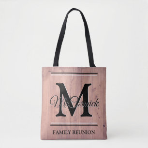 Family Reunion Personalised Canvas Fabric Tote Bag