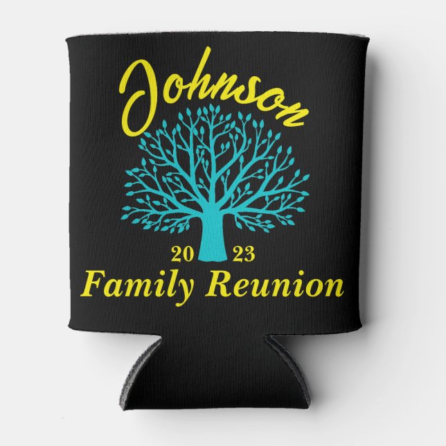 Family Reunion Personalised Front and Back  Can Cooler (Front)