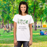 Family Reunion Personalised T-Shirt<br><div class="desc">This stylish family reunion T-shirt is decorated with watercolor greenery. Easily customisable. Just remove the date if you wish to use the T-shirt for many years. Use the Design Tool to change the text size, style, or colour. This T-shirt makes a great family reunion keepsake gift. Because we create our...</div>