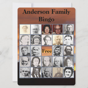 Family Reunion Photo Bingo Sunset Photo