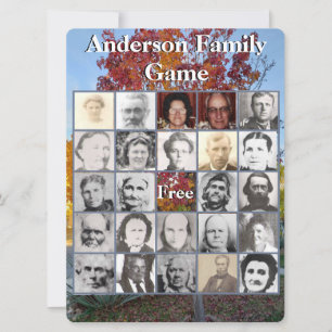 Family Reunion Photo Game Colourful Fall Tree