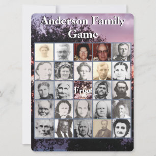 Family Reunion Photo Game Purple Sunset and Trees