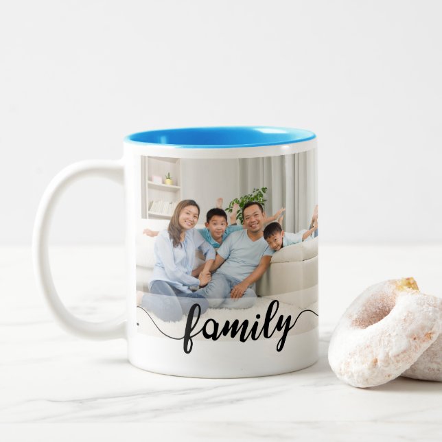 Family Reunion Photo Mug Template  (With Donut)