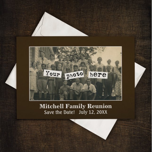 Family Reunion Photo Template Announcement (Creator Uploaded)