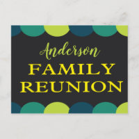 Family Reunion Potluck Picnic Summer Party