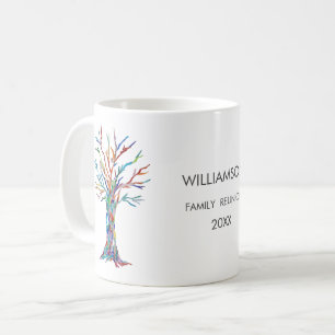 Family Reunion Rainbow Family Tree Coffee Mug