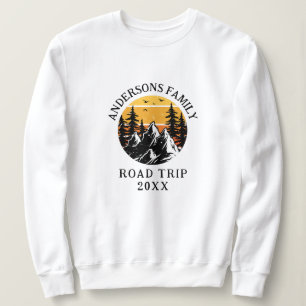 Family Reunion Road Trip Mountain Personalised Sweatshirt