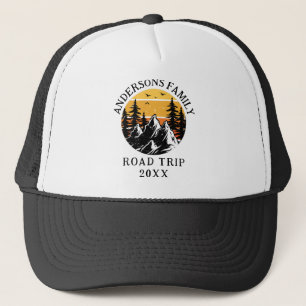 Family Reunion Road Trip Mountain Personalised  Trucker Hat