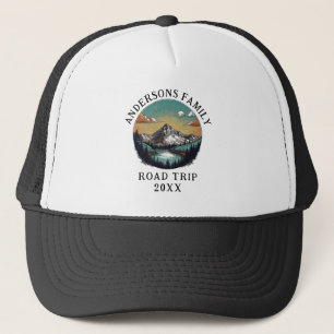 Family Reunion Road Trip Mountain Personalised Trucker Hat