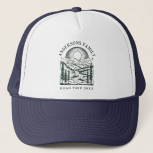 Family Reunion Road Trip Mountain Personalized   Trucker Hat