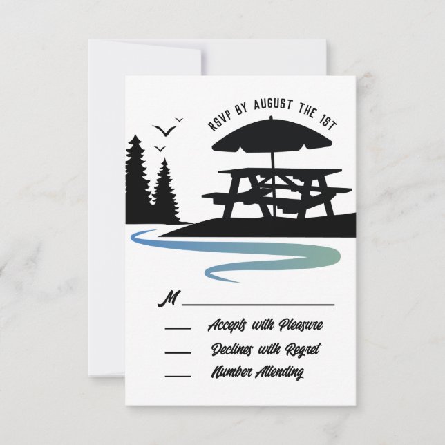 Family Reunion RSVP Response Card (Front)