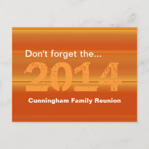 Family Reunion Rustic Postcard
