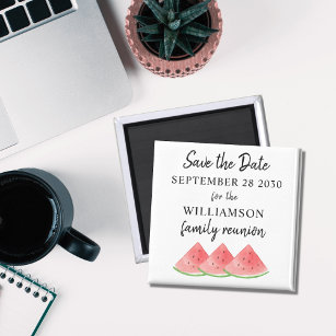 Family Reunion Save The Date Magnet