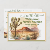 Family Reunion Save the Date Southwest QR Code  