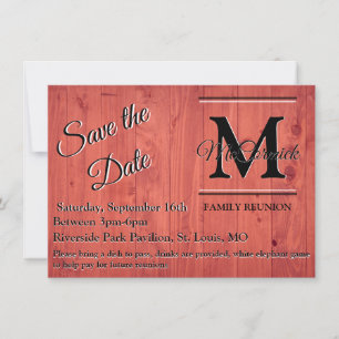 Family Reunion Save the Date Template Announcement