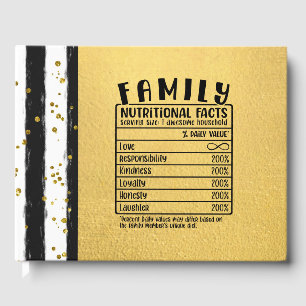 Family Reunion Sign in Book, Message Book, Memory  Guest Book