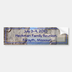 Family Reunion sticker-customise Bumper Sticker