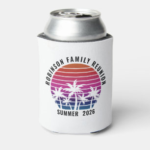 Family Reunion Summer Beach Palm Trees Can Cooler