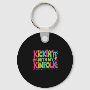 Family Reunion Summer Kickin' It With My Kinfolk F Key Ring