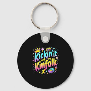 Family Reunion Summer Kickin' It With My Kinfolk F Key Ring