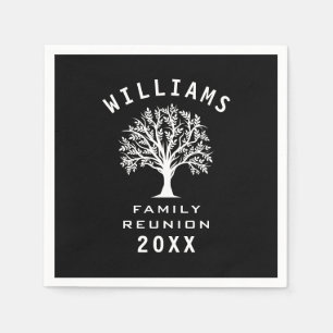 Family Reunion Summer Vacation Road Trip Cool Tree Napkin
