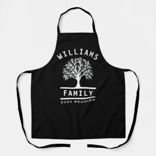 Family Reunion Summer Vacation Road Trip Tree Apron
