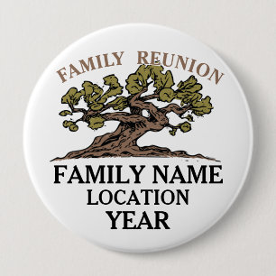 Family Reunion Tree Button
